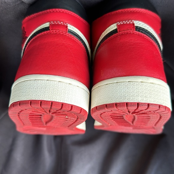Rare Authentic Nike Air Jordan 1 Retro High Bred Toe - Picture 9 of 12